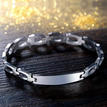 Bracelet Gourmette Argent Homme