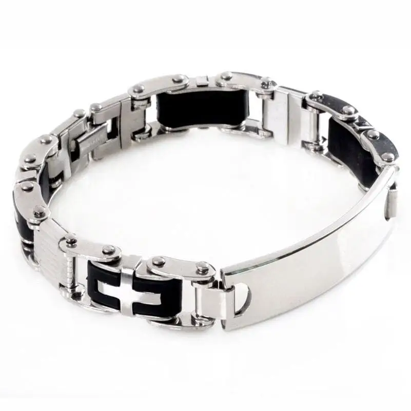 Bracelet Chaîne Homme Gourmette en Acier