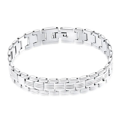 Bracelet Homme Chaine Moto Argent