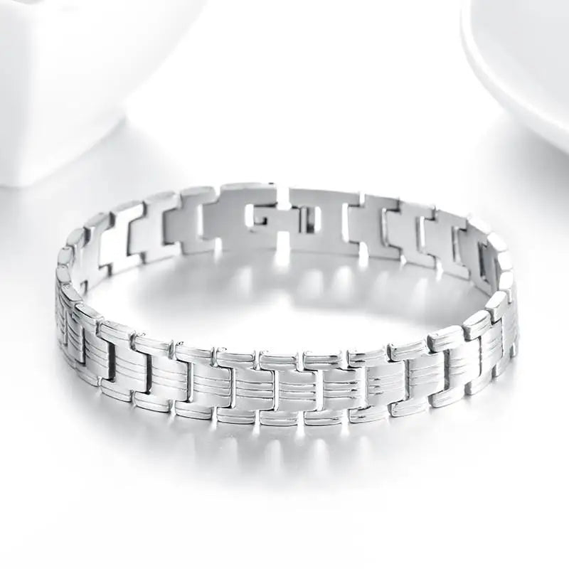 Bracelet Homme Chaine Moto Argent