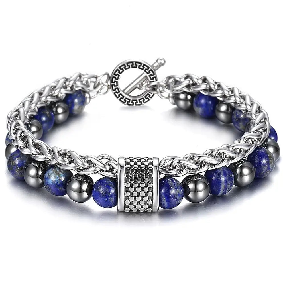 Bracelet Lapis Lazuli Homme