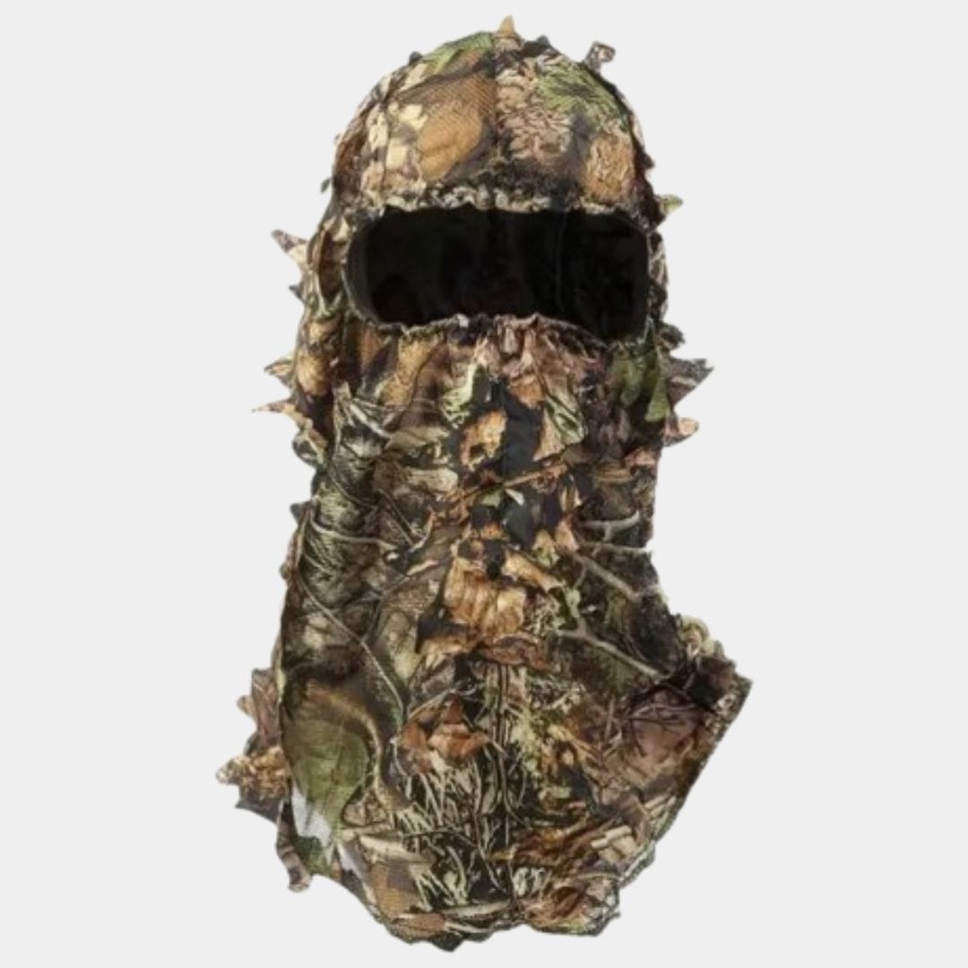 Cagoule Camouflage Marron et Verte