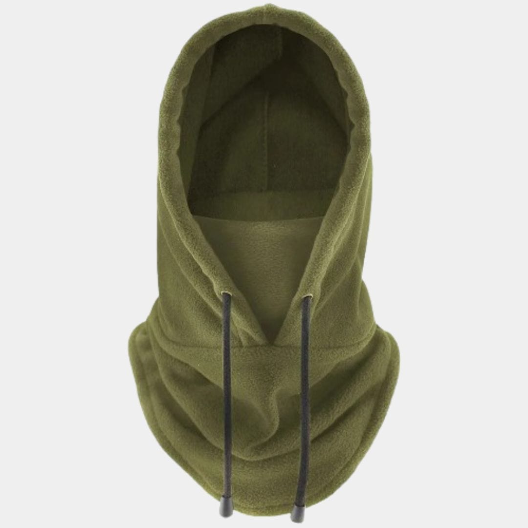 Cagoule Capuche Tricot Verte