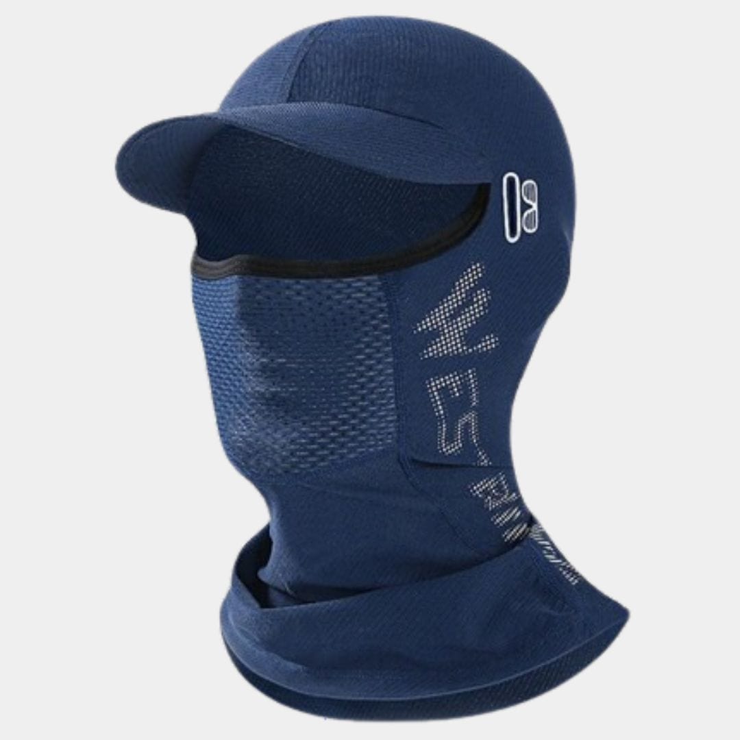 Cagoule Casquette Anti UV Bleue