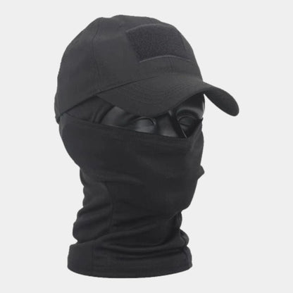 Cagoule Casquette Militaire Noire