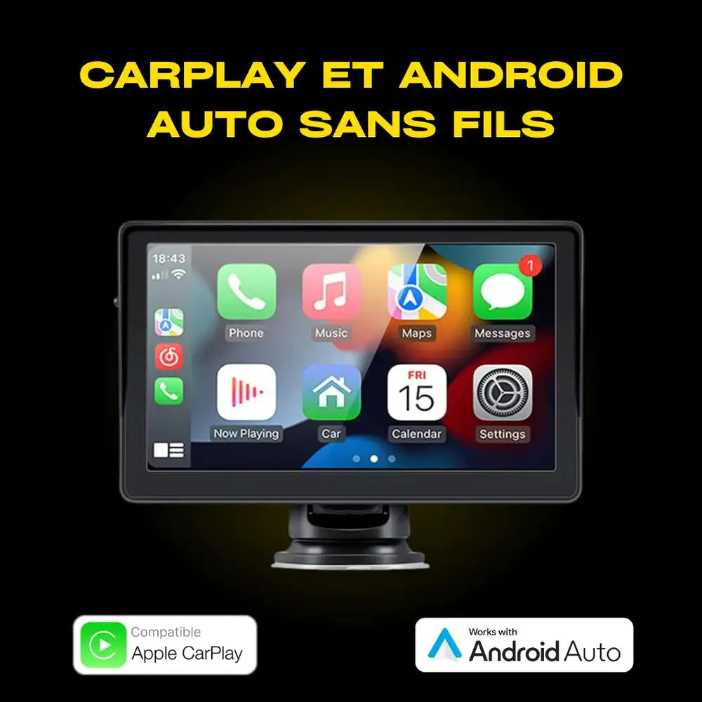 CARPLAY - Écran multimédia avec Camera intégrée