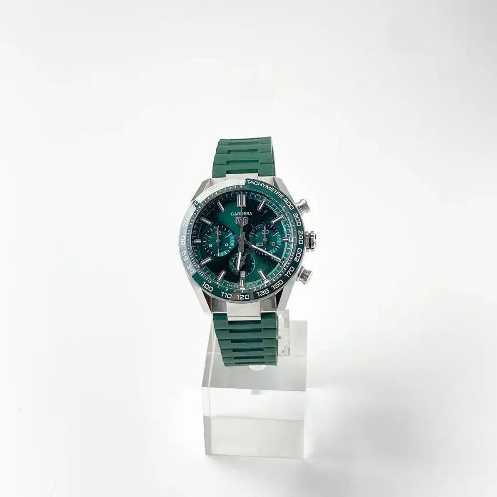 Carrera Chronograph 44mm Green - Passeport Cases