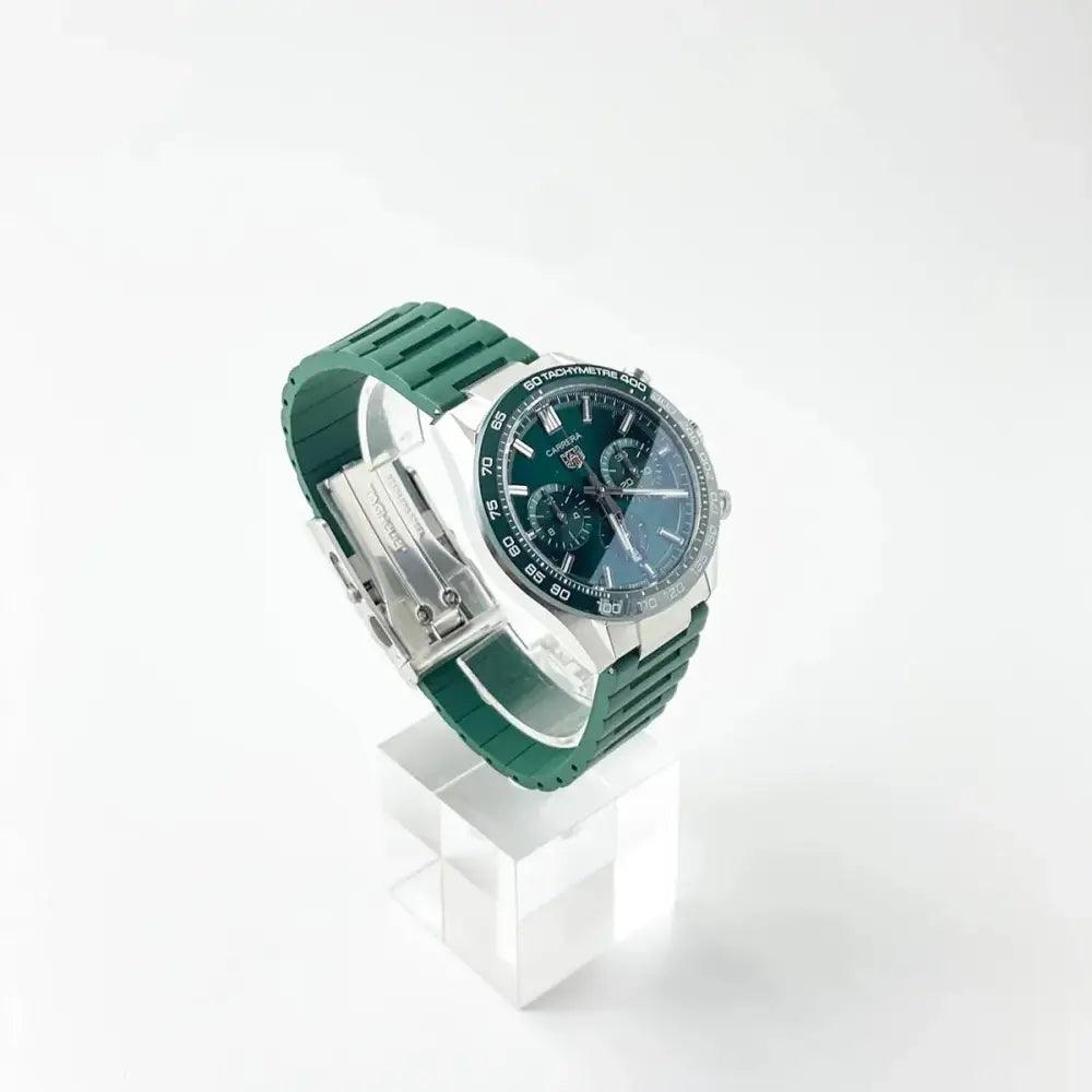 Carrera Chronograph 44mm Green - Passeport Cases