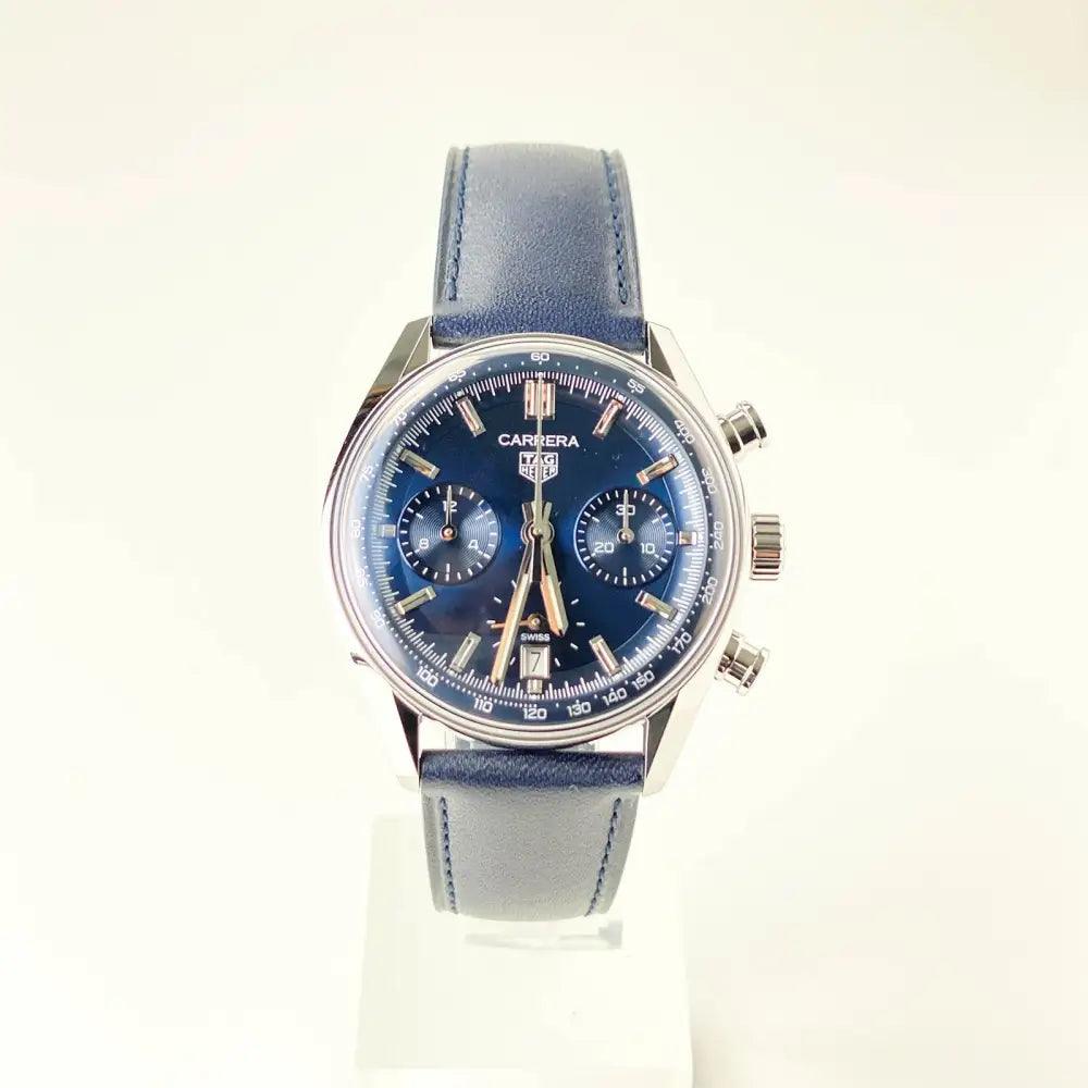 Carrera Chronograph Automatic 39 Mm Blau - Passeport Cases