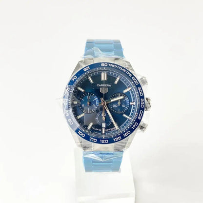 Carrera Chronograph Blau 44mm - Passeport Cases