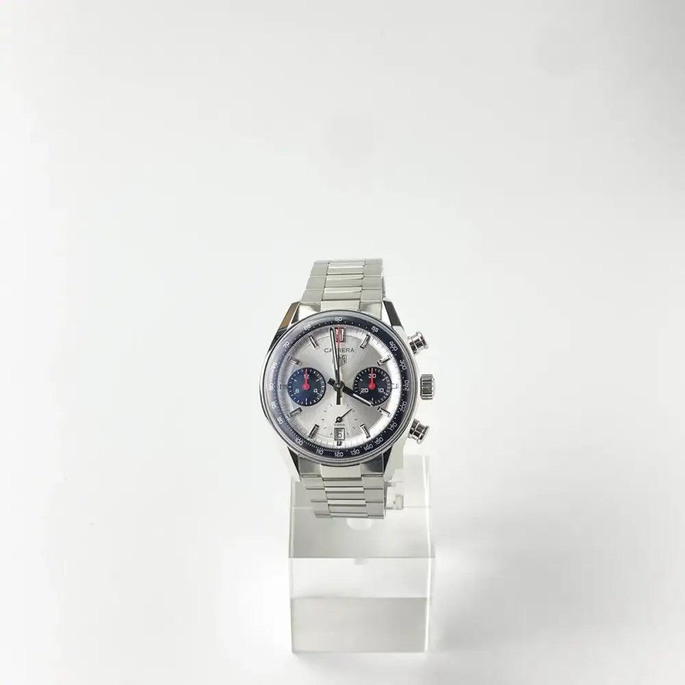 Carrera Chronograph Silver Dial 39mm - Passeport Cases