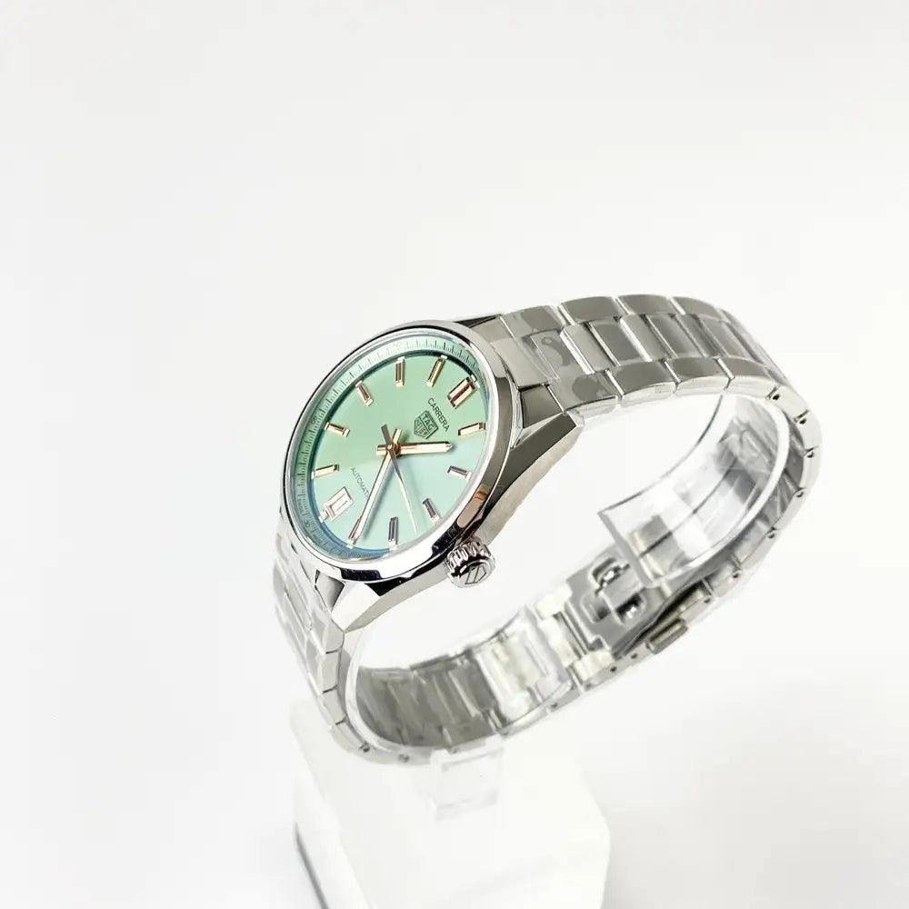 Carrera Lady Date 36mm Green Dial - Passeport Cases