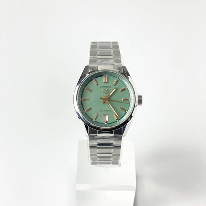 Carrera Lady Date 36mm Green Dial - Passeport Cases