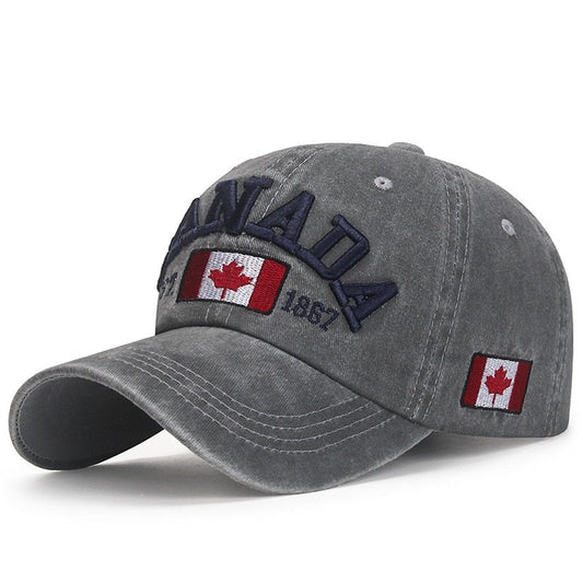 Casquette Canada Vintage Unisexe - Style Sportif et Ajustable