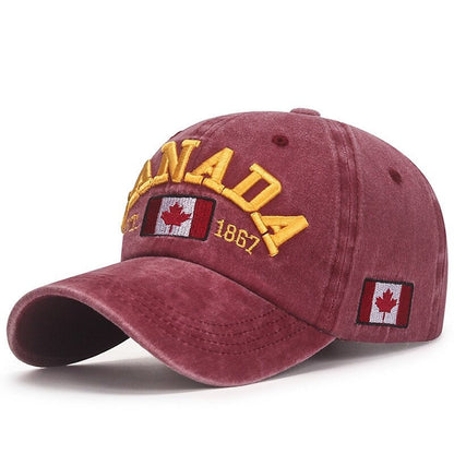 Casquette Canada Vintage Unisexe - Style Sportif et Ajustable