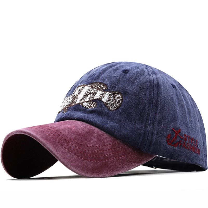 Casquette Équipe Baseball Vintage pour Homme - Style Rétro et Confort Ajustable