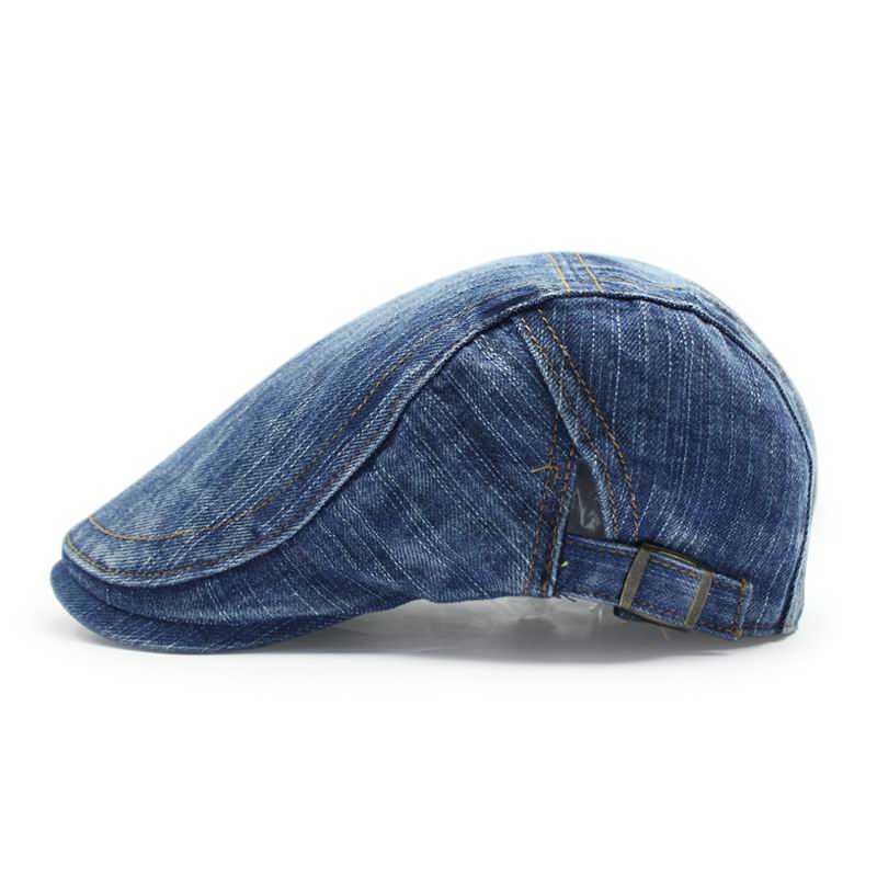 Casquette Vintage en Denim Bleu