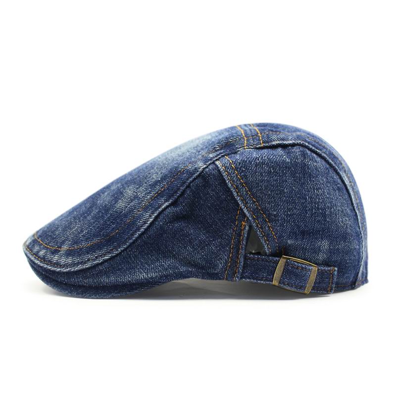 Casquette Vintage en Denim Bleu