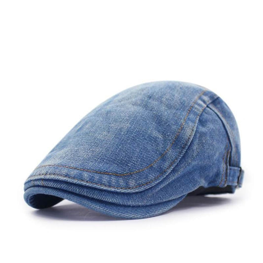 Casquette Vintage en Denim Bleu