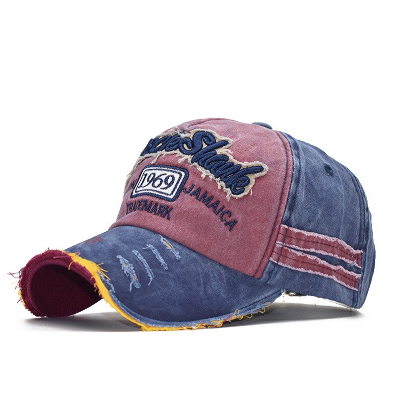 Casquette Polo Vintage Unisexe en Coton avec Aération