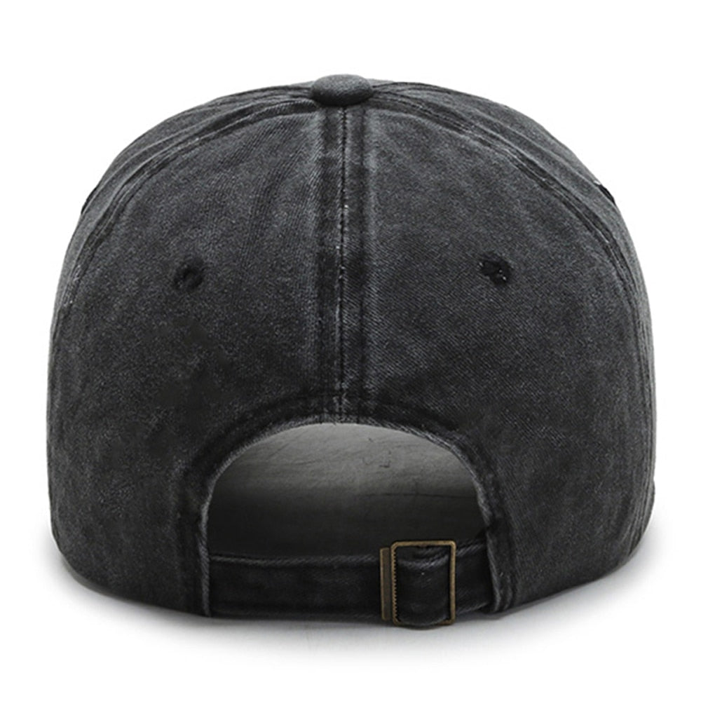 Casquette Vintage Rétro Noire pour un Style Élégant et Confortable