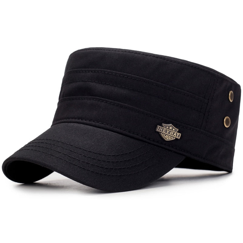 Casquette Vintage Chic au Style Militaire