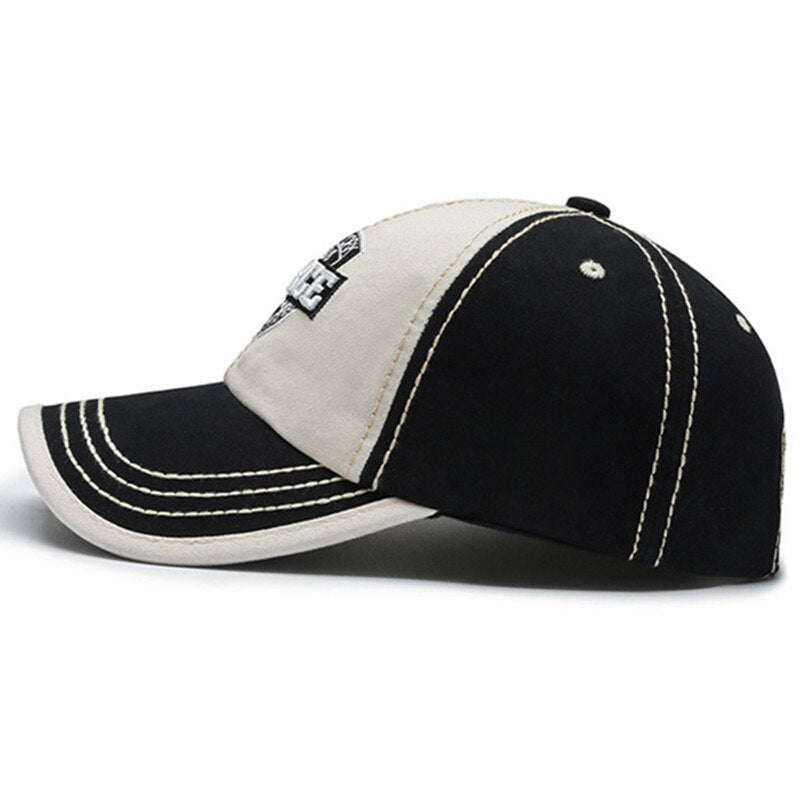 Casquette Vintage Stylée avec Motif - Confort et Élégance Été