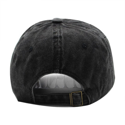 Casquette Vintage Baseball Ajustable en Coton