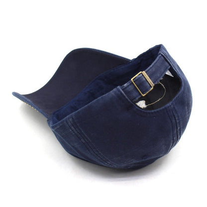 Casquette Vintage Bleue Marine - Élégance et Fonctionnalité