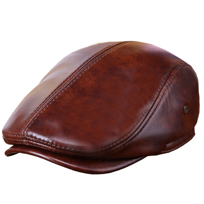 Casquette Vintage Cuir D’Homme