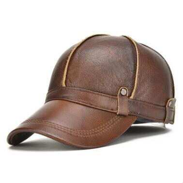 Casquette Vintage Cuir Homme