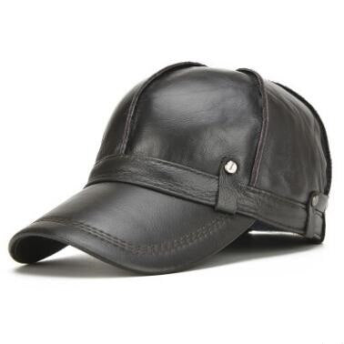 Casquette Vintage Cuir Homme