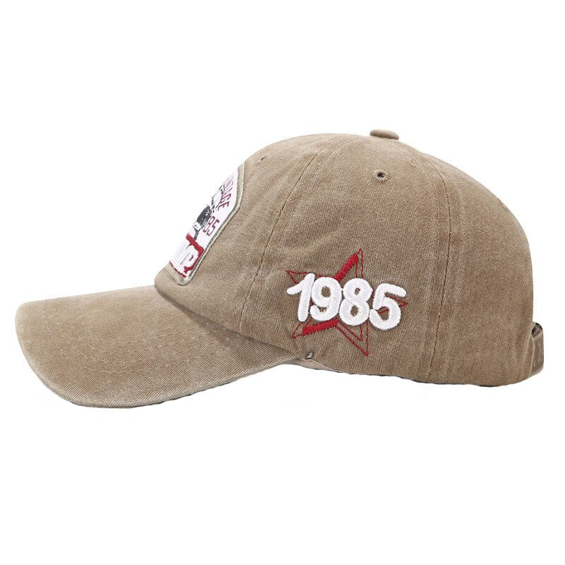 Casquette Vintage Gris Élégante et Ajustable