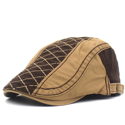 Casquette Vintage Kaki Élégante pour Homme