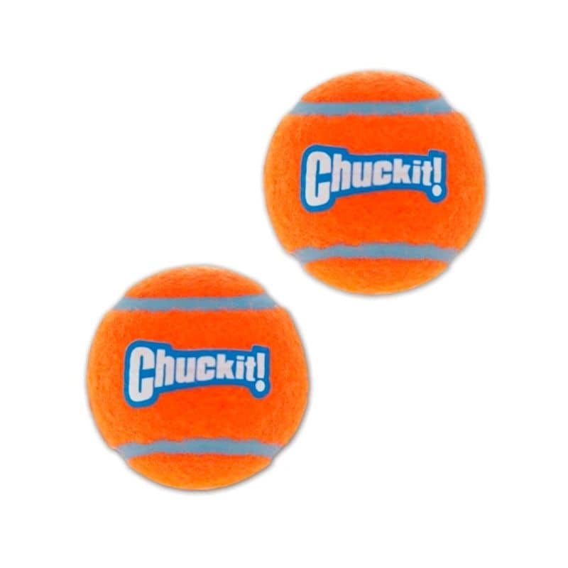 Set di 2 palline da tennis per cani galleggianti - Compatibile del lanciatore di Chuckit, disponibile in 2 dimensioni