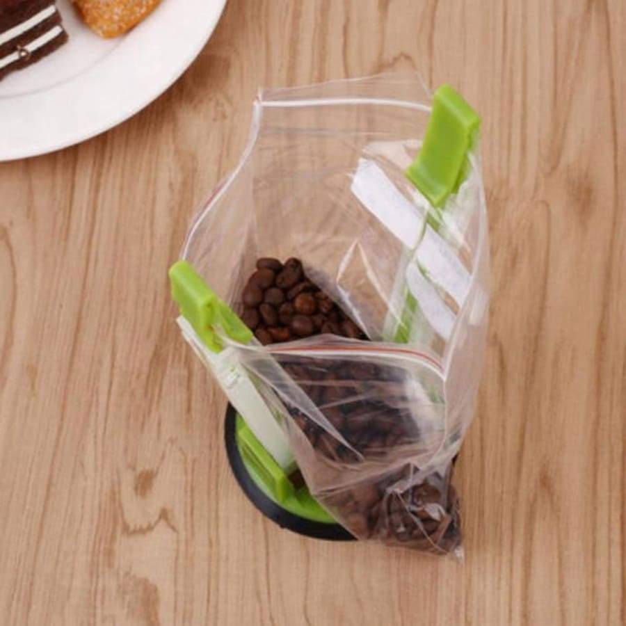 Clip Support Pratique pour Sacs Alimentaires - Gain de Temps en Cuisine