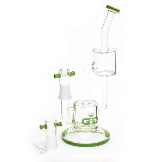 Bubbler Grace Glass Double Chambre 26 cm - Élégance et Performance Inégalées