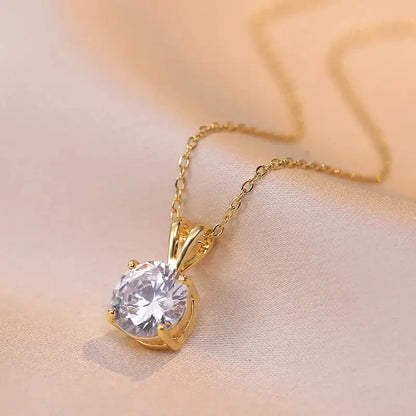 Collier Chaine avec Diamant - Passeport Cases