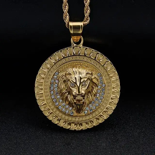 Collier Chaine Or Homme Lion - Passeport Cases