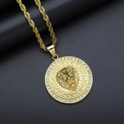 Collier Chaine Or Homme Lion - Passeport Cases