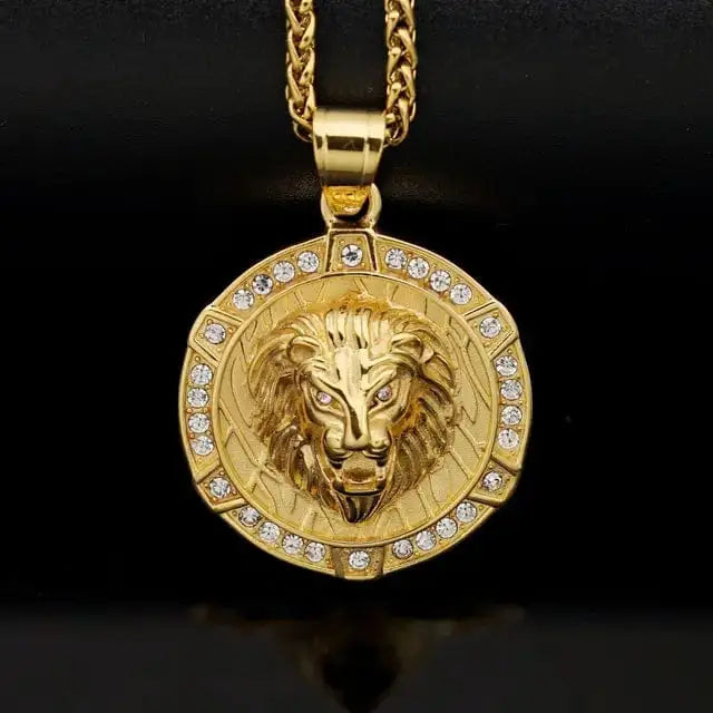 Collier Chaine Or Homme Lion - Passeport Cases