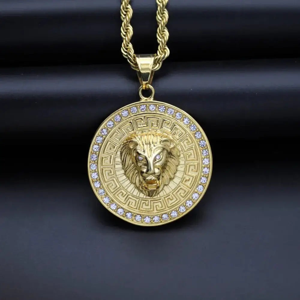 Collier Chaine Or Homme Lion - Passeport Cases