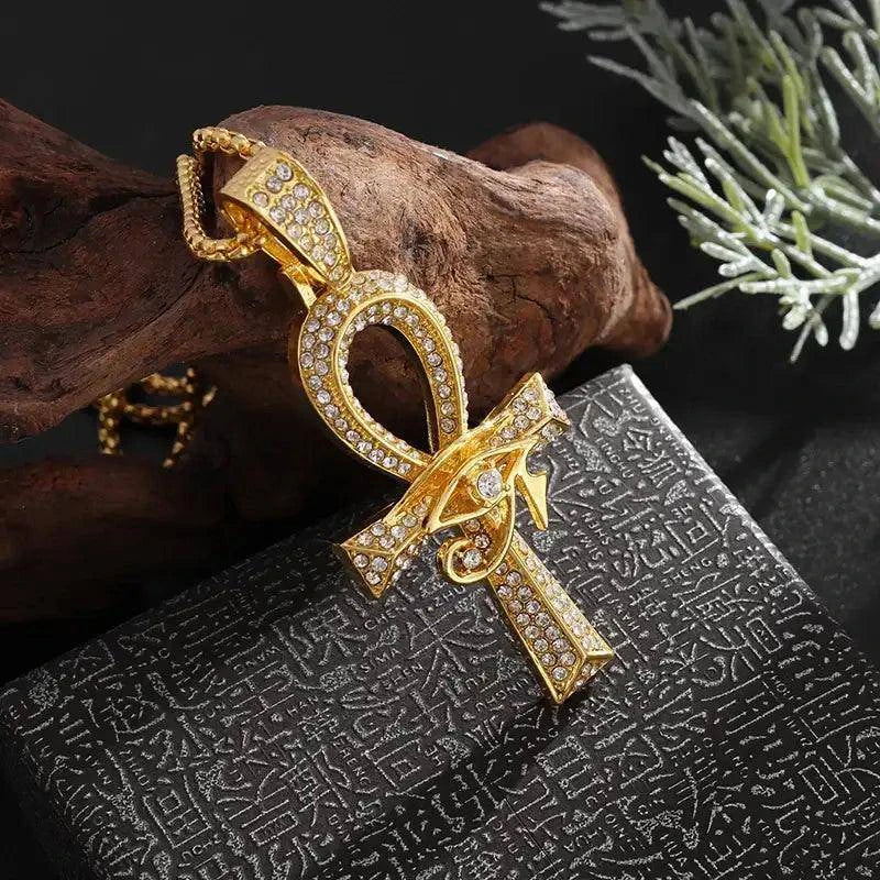 Collier croix ankh - Passeport Cases