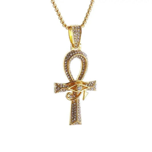 Collier croix ankh - Passeport Cases