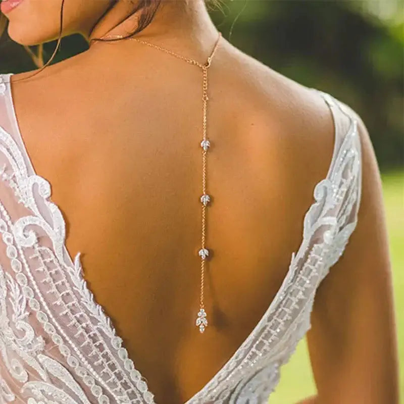 Collier de Dos Mariage Champetre - Passeport Cases