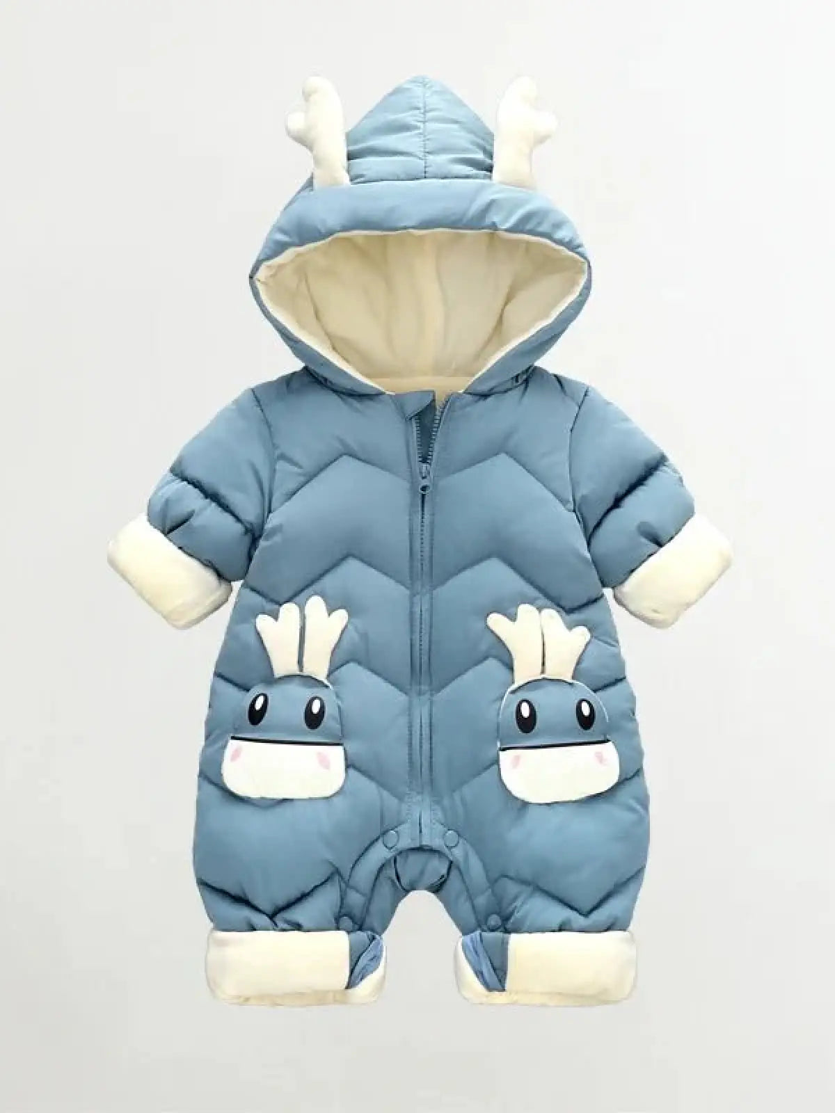 Combinaison hiver bebe | BabyCombi™ Bleu - royaume a bebe