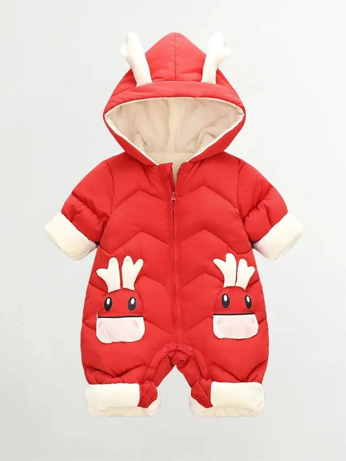 Combinaison hiver bebe | BabyCombi™ Rouge - royaume a bebe