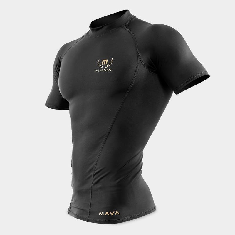 COMPRESSION SHIRT SHORT SLEEVE TOP-Mava Sports