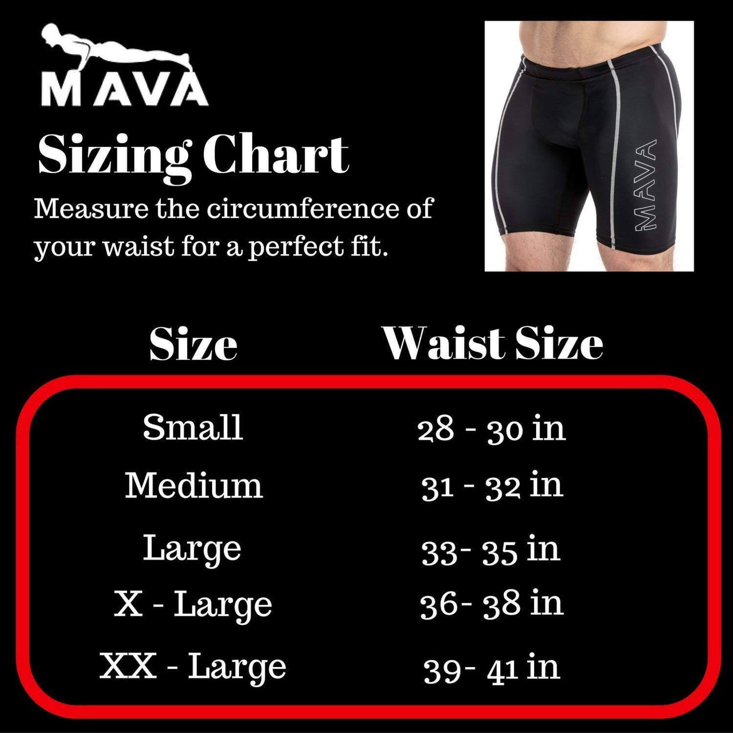 Shorts de Compression MAVA pour Athlètes