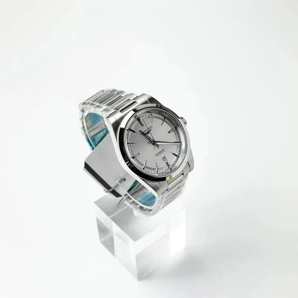 Conquest Automatic 41 Mm Silver Dial - Passeport Cases